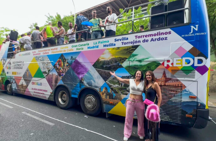 Torrejón participó por primera vez en el Desfile del Orgullo LGTBI Madrid