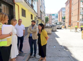 En marcha el Plan ‘Alcalá mejora sus barrios’ con la visita de la alcaldesa a las obras del entorno de Reyes Católicos