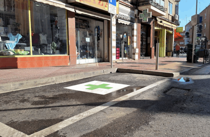25 nuevas plazas de aparcamiento rápido en Alcalá junto a las farmacias para mejorar la accesibilidad
