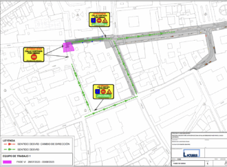 Desde este lunes 28 de julio, cortes de tráfico en las Calles Avellaneda y Escritorios de Alcalá