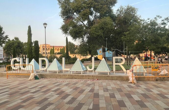 Así son las nuevas letras instaladas con el nombre de «Guadalajara» como reclamo turístico