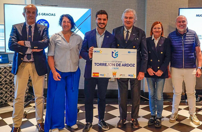 Torrejón de Ardoz ya es oficialmente “Ciudad Europea del Deporte 2026”