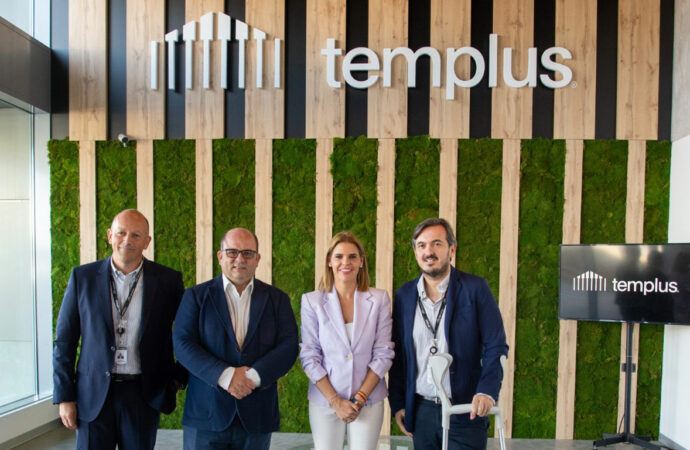 La alcaldesa de Alcalá, Judith Piquet, visitó las instalaciones de la empresa Templus, referente del Data Center