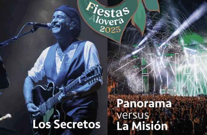 Fiestas de Alovera: este domingo 7, Los Secretos, y un duelo de las dos mejores orquestas del país