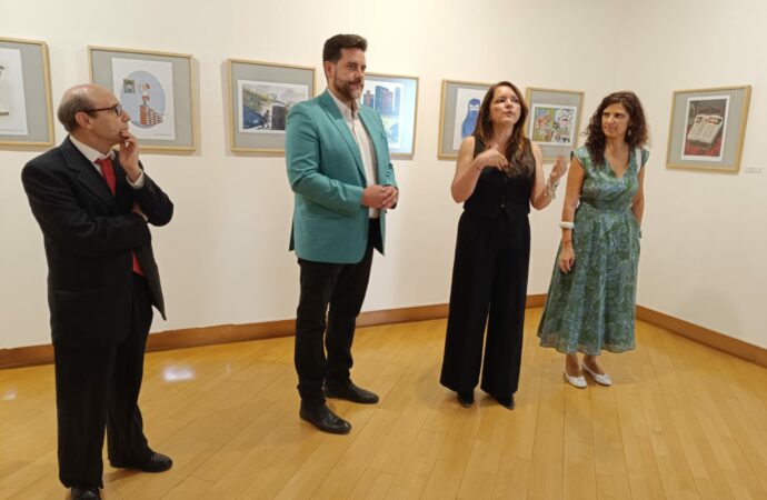 Abiertas dos exposiciones de la XXXII Muestra Internacional de las Artes del Humor en el Antiguo Hospital de Santa María la Rica de Alcalá