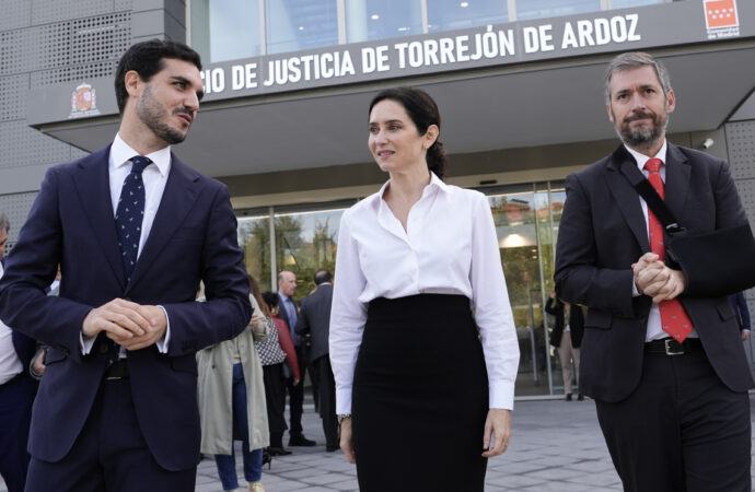 La presidenta Díaz Ayuso inaugura el nuevo Palacio de Justicia de Torrejón