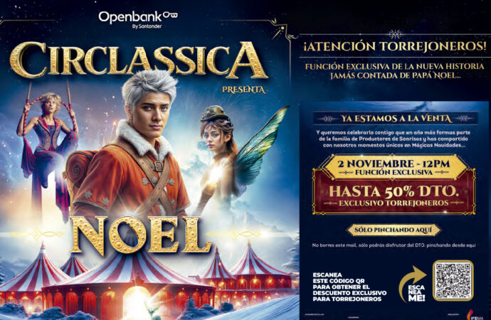 Descuentos en Torrejón hasta el 50% para poder disfrutar de “Noel”, el nuevo espectáculo de Circlassica en Madrid
