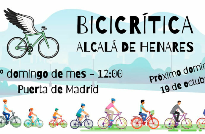 Este domingo, 19 de octubre, vuelve la Bicicrítica a Alcalá de Henares