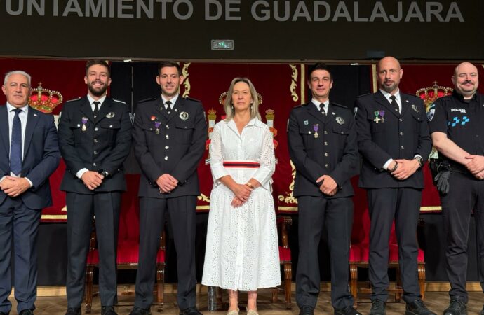 Guadalajara honró a su Policía Local en el Día de los Ángeles Custodios