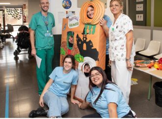 Halloween se celebró en el Hospital de Guadalajara con los pequeños pacientes