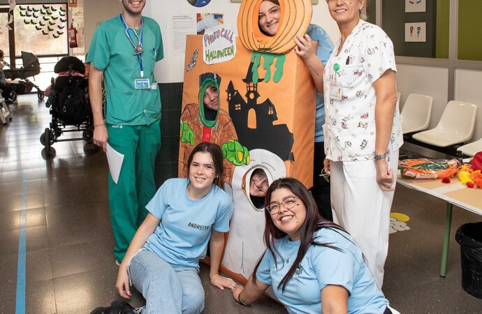 Halloween se celebró en el Hospital de Guadalajara con los pequeños pacientes