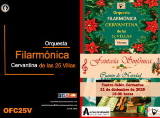 Concierto de la Orquesta Filarmónica Cervantina este domingo día 21 en el Teatro Cervantes de Alcalá