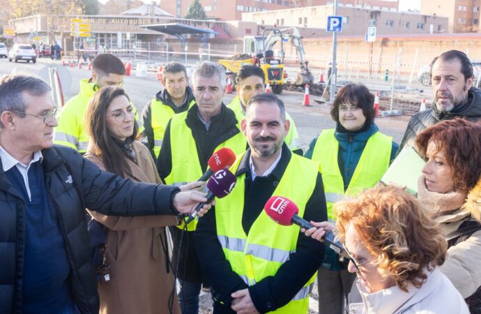 En marcha las obras de rehabilitación de la calle Dos de Mayo en Guadalajara, con ciclo carril y 53 nuevas plazas de aparcamiento