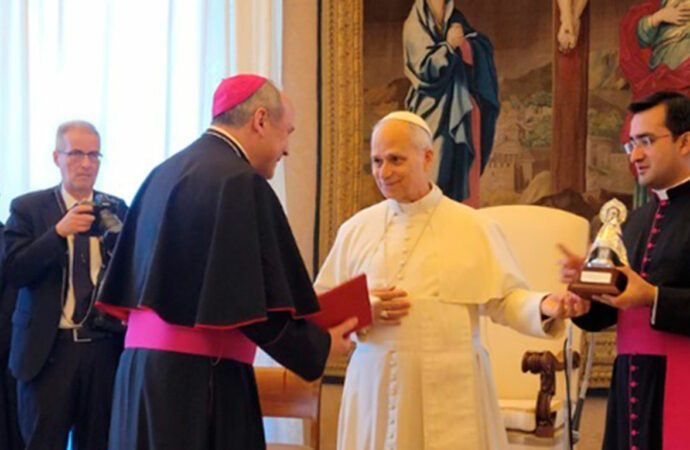 El Papa León XIV recibió en audiencia a los peregrinos de Alcalá de Henares