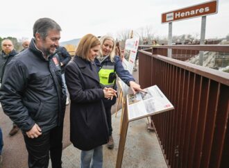 Así ha quedado el nuevo puente del Zulema en Alcalá (M-300 subida al monte Gurugú)