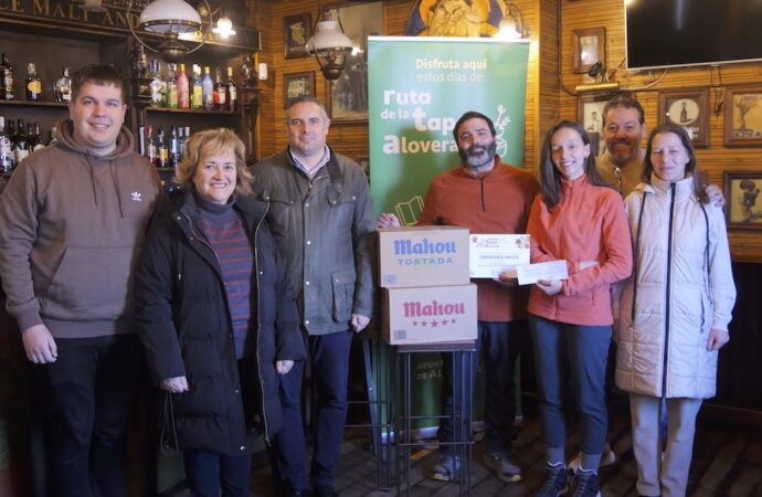 Alovera entregó los premios de su ruta de la tapa de otoño