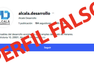 Cuidado con un perfil falso en redes sociales que suplanta al organismo público Alcalá Desarrollo