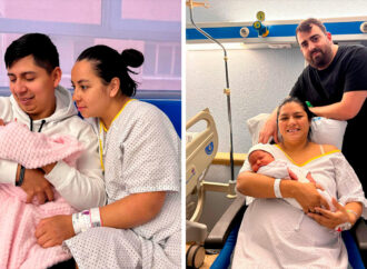 Elsa, primer bebe del año nacida en el Hospital de Alcalá en 2026. Zoe fue la última de 2025