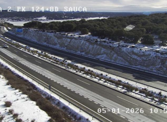 La nieve llega a Alcalá, Torrejón, Corredor del Henares y Guadalajara