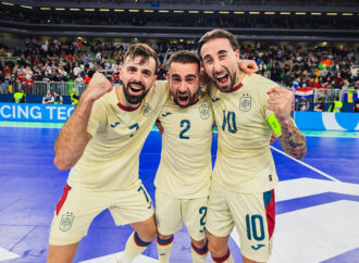 Fútbol Sala: el torrejonero, Mario Rivillos, campeón de Europa con la selección española