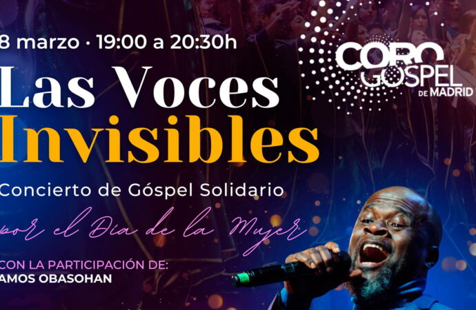 Concierto de Góspel Solidario en Alcalá para dar voz a mujeres vulnerables el próximo 8M