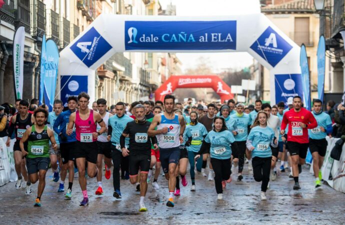 Nuevo éxito en Alcalá de la segunda carrera solidaria ‘Dale Caña al ELA’