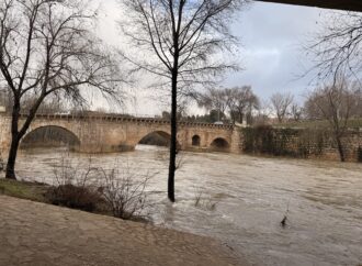 El caudal del Río Henares desciende a umbral naranja a su paso por Guadalajara