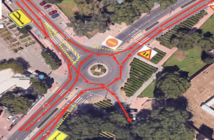 Obras en Alcalá / Este miércoles 18 de febrero comienza la Fase 2 de los trabajos en la vía Complutense