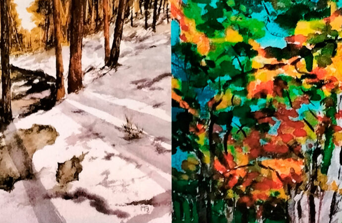 Exposición colectiva de pintura en Alcalá: Maribel Rodríguez, María Jesús Palencia y Carmen Ricón