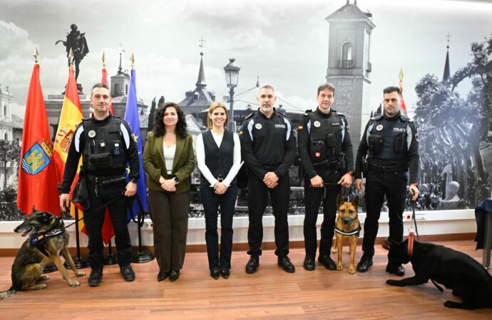 Nueva Unidad Canina de la Policía Local en Alcalá de Henares