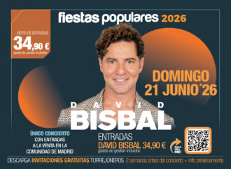 David Bisbal, nuevo gran concierto confirmado para el domingo 21 de junio en Torrejón de Ardoz