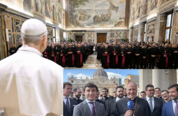 El Papa León XIV recibió a los seminaristas de Alcalá de Henares