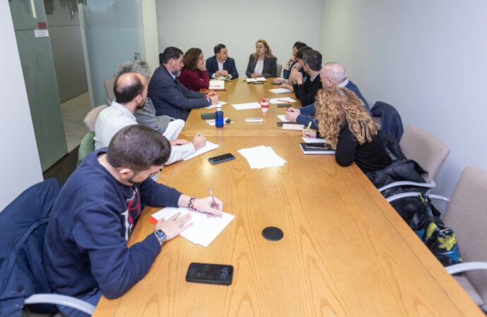 Reunión de la Comisión Gestora del PSOE de Alcalá con el Grupo Municipal Socialista