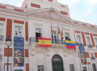 Alcalá, presente en los actos de la Puerta del Sol, junto a la líder venezolana María Corina Machado