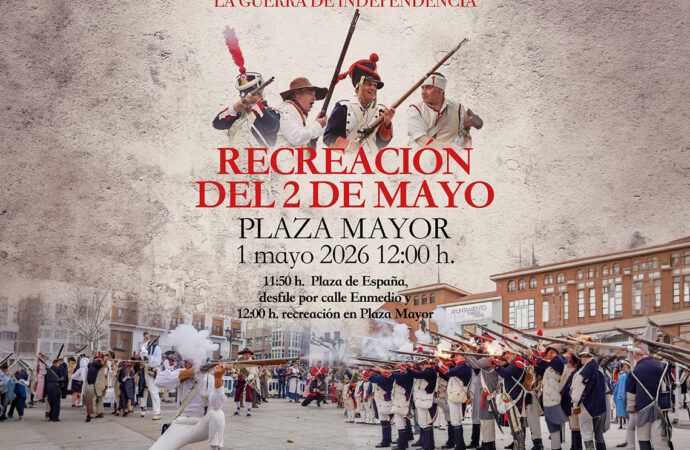 Este viernes, 1 de mayo, recreación histórica del levantamiento del 2 de mayo de 1808 en Torrejón