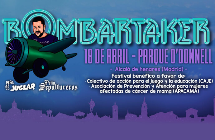 Alcalá se llenará de música y solidaridad el sábado 18 de abril: Bombartaker 2026