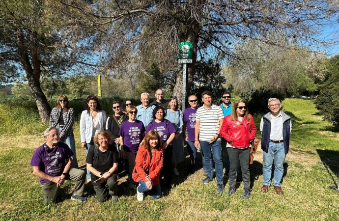 Alcalá homenajeó en su Anillo Verde a Emilio Pacios, impulsor del Camino de Santiago Complutense
