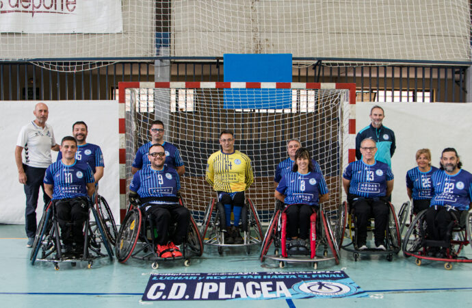 Fin de semana lleno de objetivos para el CD Iplacea Balonmano en la modalidad «Silla de ruedas»