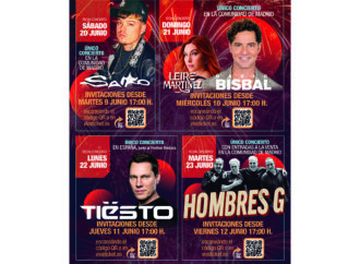 Conciertos de Torrejón / Tiësto, David Bisbal, Hombres G, Leire Martínez y Saiko: fechas para conseguir invitaciones gratuitas para los vecinos