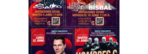 Conciertos de Torrejón / Tiësto, David Bisbal, Hombres G, Leire Martínez y Saiko: fechas para conseguir invitaciones gratuitas para los vecinos