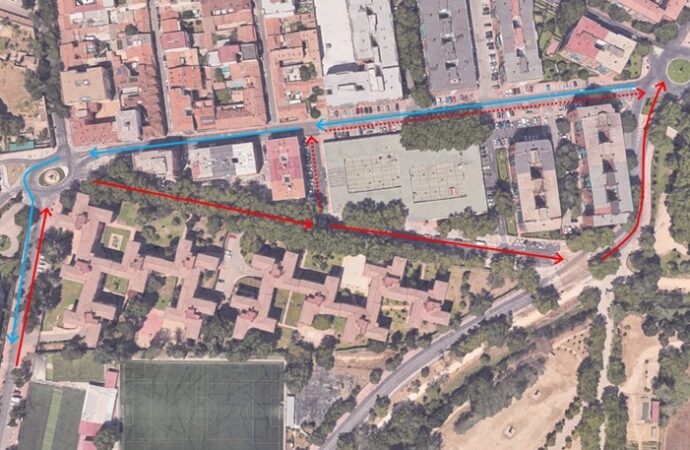 Nueva circulación por obras en el Paseo del Val de Alcalá desde lunes 15 de junio