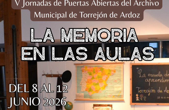 Jornadas de puertas abiertas del Archivo Municipal de Torrejón hasta este viernes, 12 de junio
