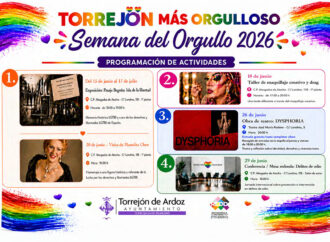 Semana del Orgullo en Torrejón: programación de actividades hasta el 17 de julio