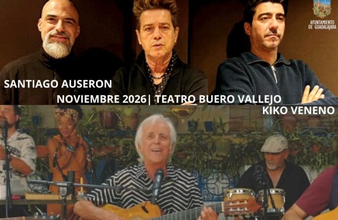 Santiago Auserón y Kiko Veneno, dos conciertos imprescindibles para noviembre en Guadalajara