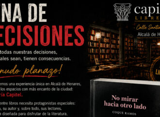 Una cena en la Librería Capitel de Alcalá para presentar la novela ‘No mirar hacia otro lado’