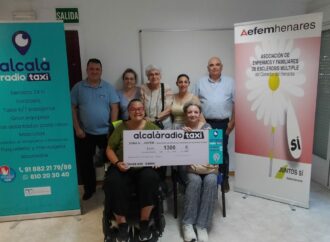 Alcalá Radio Taxi entrega su donativo a AEFEM (Asociación de Enfermos y Familiares de Esclerosis Múltiple)