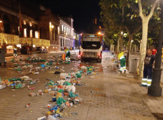 Valoriza desplegó un dispositivo especial de limpieza en Alcalá para la celebración del Mundial conquistado por España