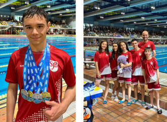 El torrejonero, Samuel Fanegas, logra cuatro medallas en el Campeonato de Madrid de natación de verano en categoría alevín