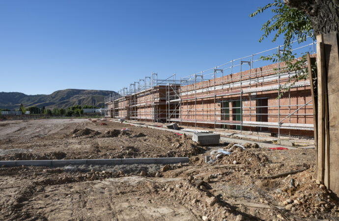 Avanzan las obras del centro sociodeportivo de Ciudad del Aire en Alcalá
