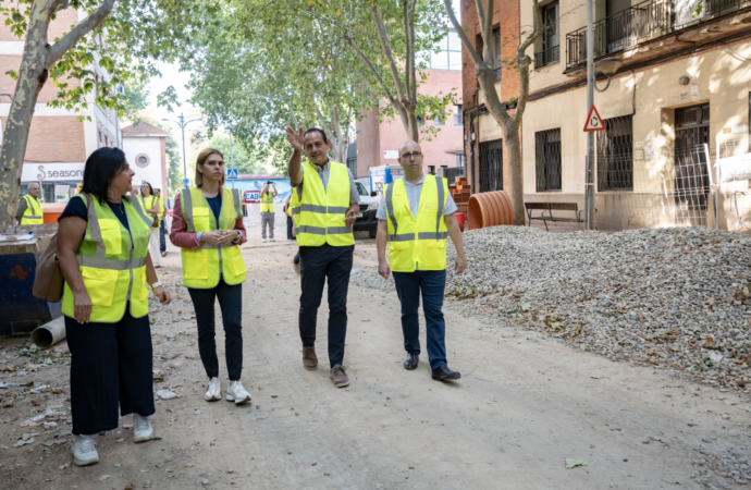 Avanzan a buen ritmo las obras del colector entre Vía Complutense y la calle Torrelaguna en Alcalá